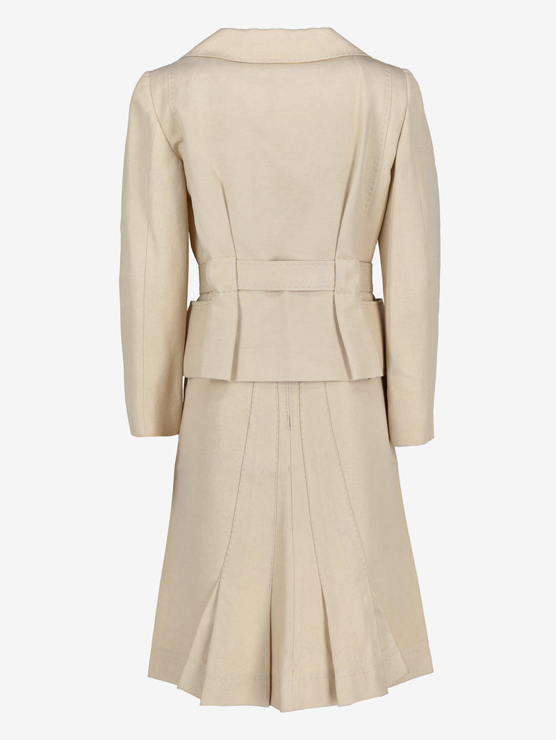 Alberta Ferretti Tailored Suit with Belted Jacket CVB22.33.3  Alberta Ferretti 