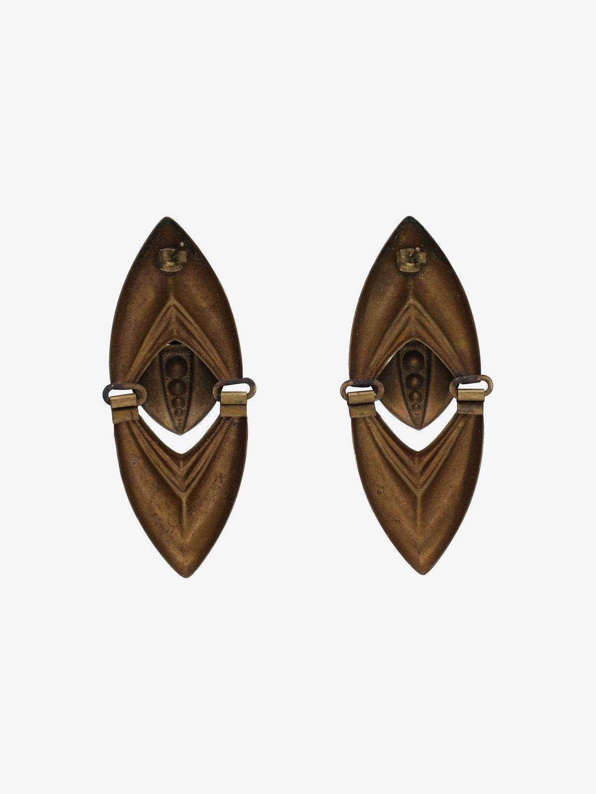 Vintage Long Pointed Earrings W13426.34  Vintage 