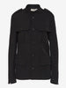 Giacca sahariana Yves Saint Laurent in cotone nero