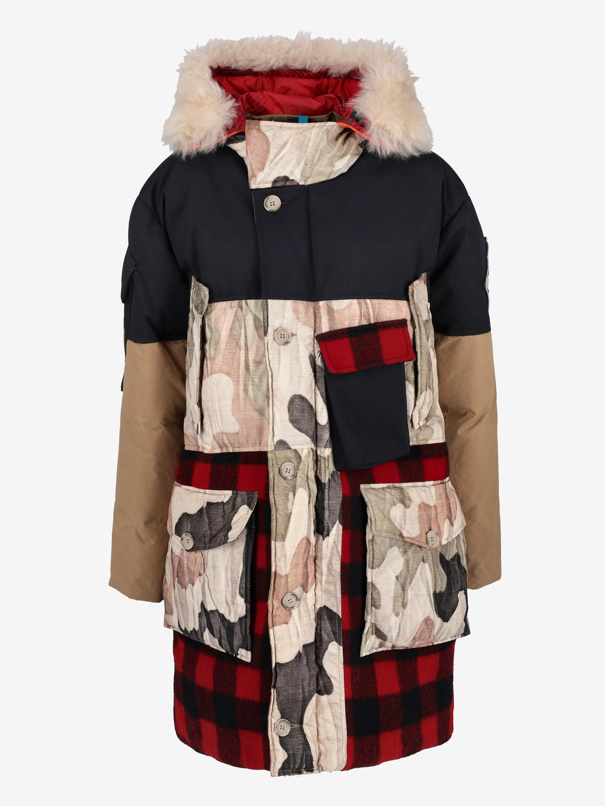 Woolrich Patchwork Coat WCV250860  Woolrich 