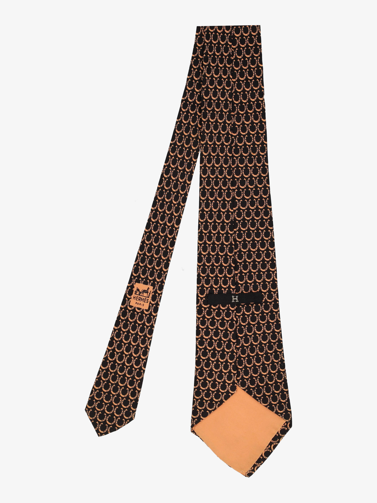 Hermès Horseshoe Print Tie 161225.32  Hermes 