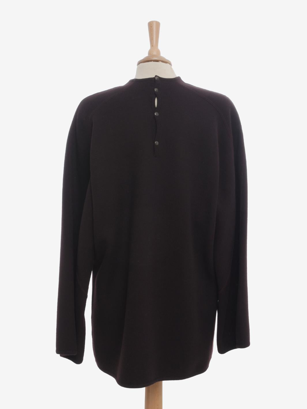 Alaïa 蝙蝠袖羊毛毛衣 - 80 年代风格<br>