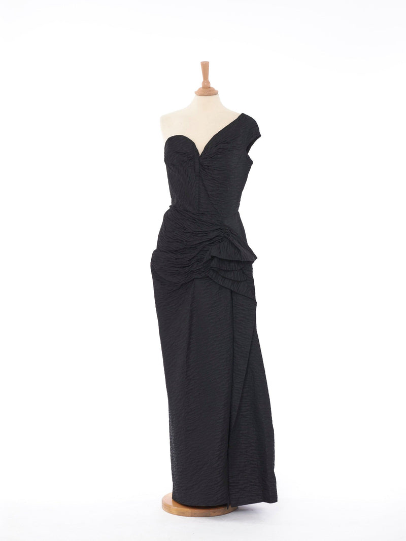 Long dress with sweetheart neckline W22070511  Vintage 