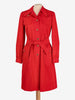 Valentino Red Long-Sleeved Dress MR120725.2  Valentino Boutique 