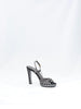 2010 Miu Miu grey sandals with jewelled heel W22052151  Miu Miu 
