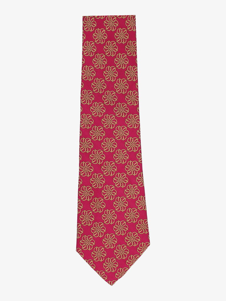 Hermès Flower Print Tie 161225.22  Hermes 