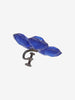 Vintage Plastic Flower Earrings with Heart-Shaped Petals W13426.12  Vintage 