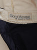 Gianni Versace 缎领黑色天鹅绒连衣裙