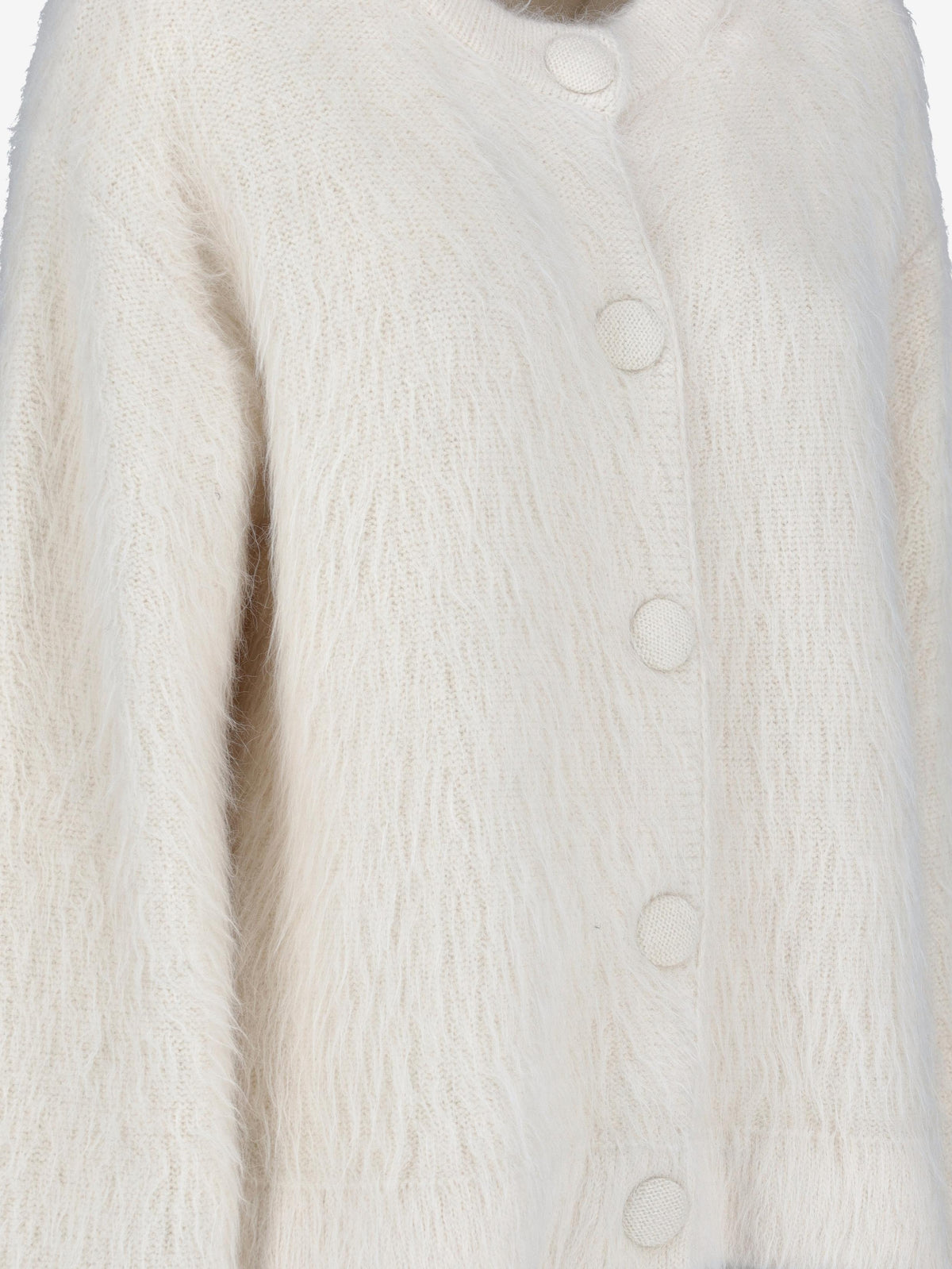 Jil Sander Cardigan in Alpaca and Wool Blend MR61125.13  Jil Sander 