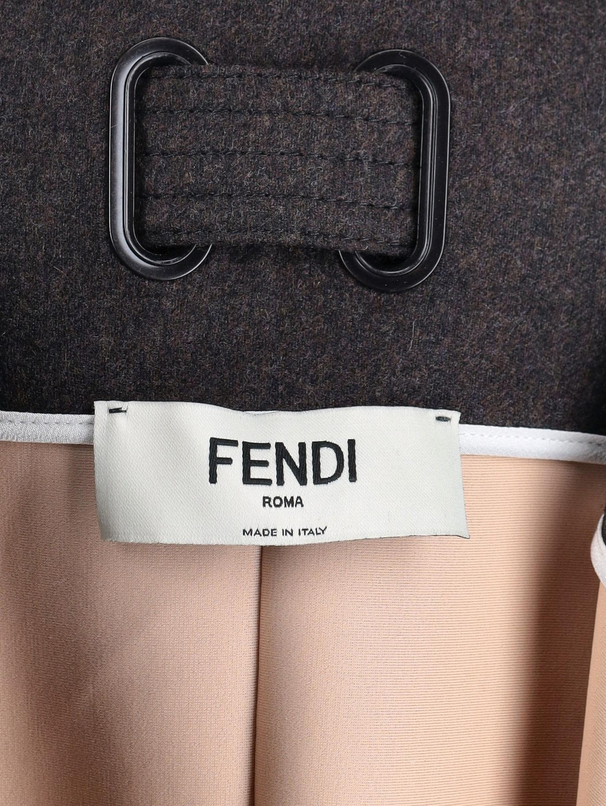 Fendi Wool Blend Long Skirt with Logo Belt CVM26.1.10  Fendi 