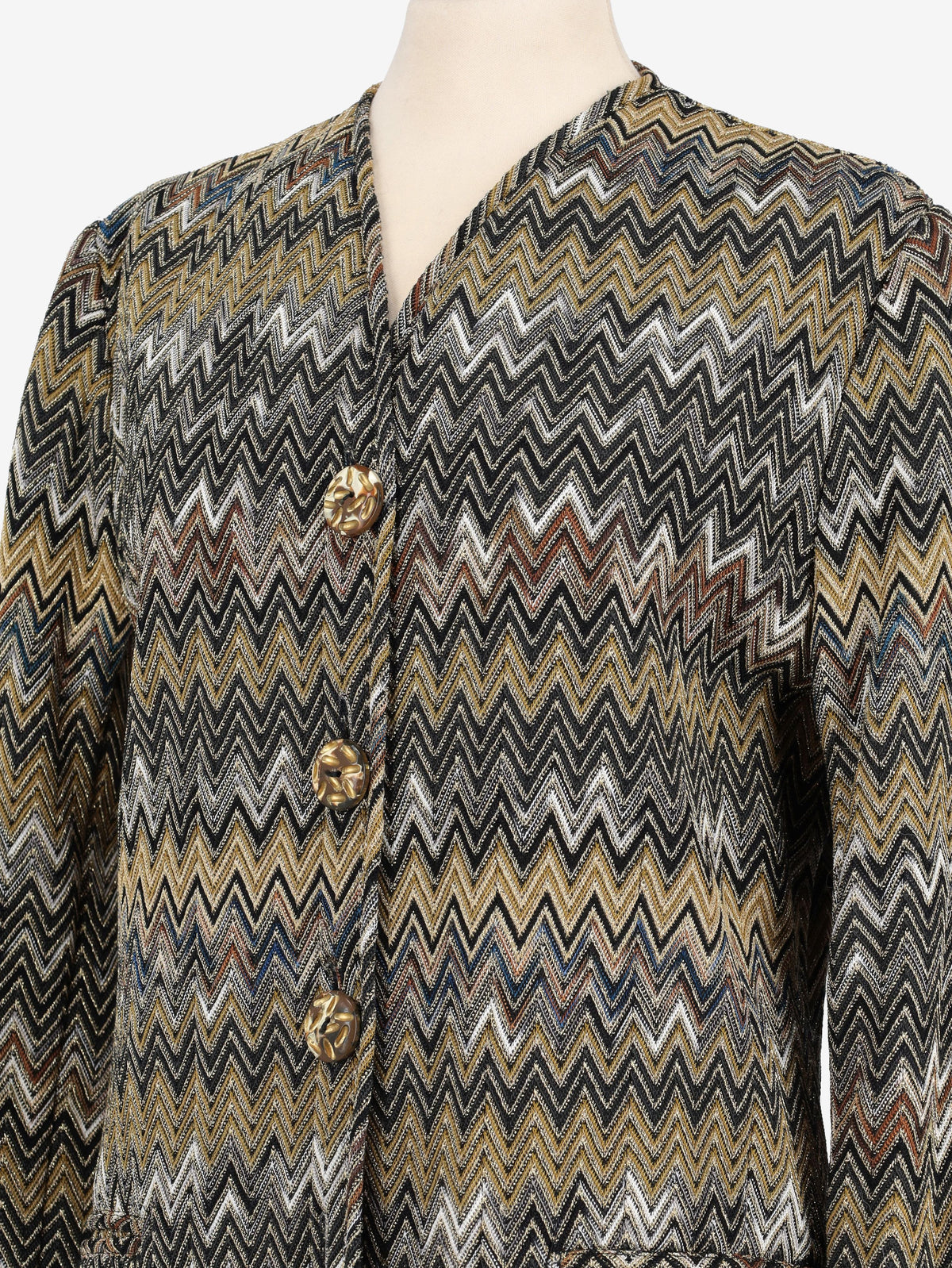 Missoni Overcoat With Gold Details W24121249  Missoni 