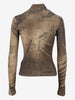 Just Cavalli Turtle Neck Patterned Shirt W24121253.17  Just Cavalli 