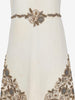 Vintage Couture Mini Dress with 3D Floral Embroidery AR120  Vintage 