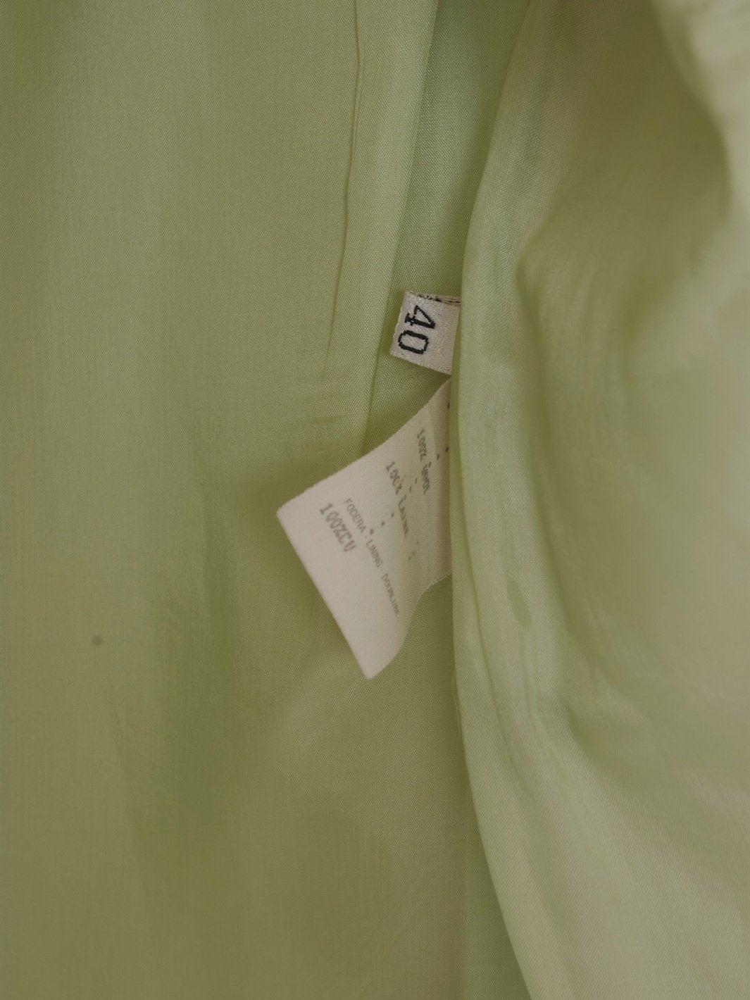 1990s Gianni Versace light green jacket and skirt suit in cool wool CVM22.12.3  Gianni Versace 