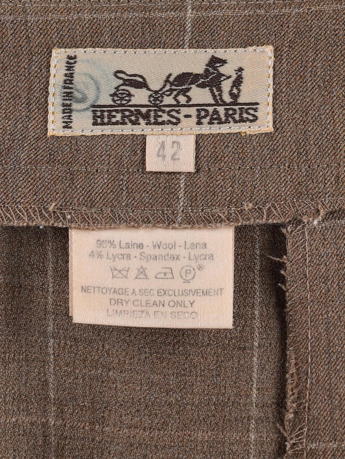 Hermès Checked Riding Trousers MR200625.46  Hermes 