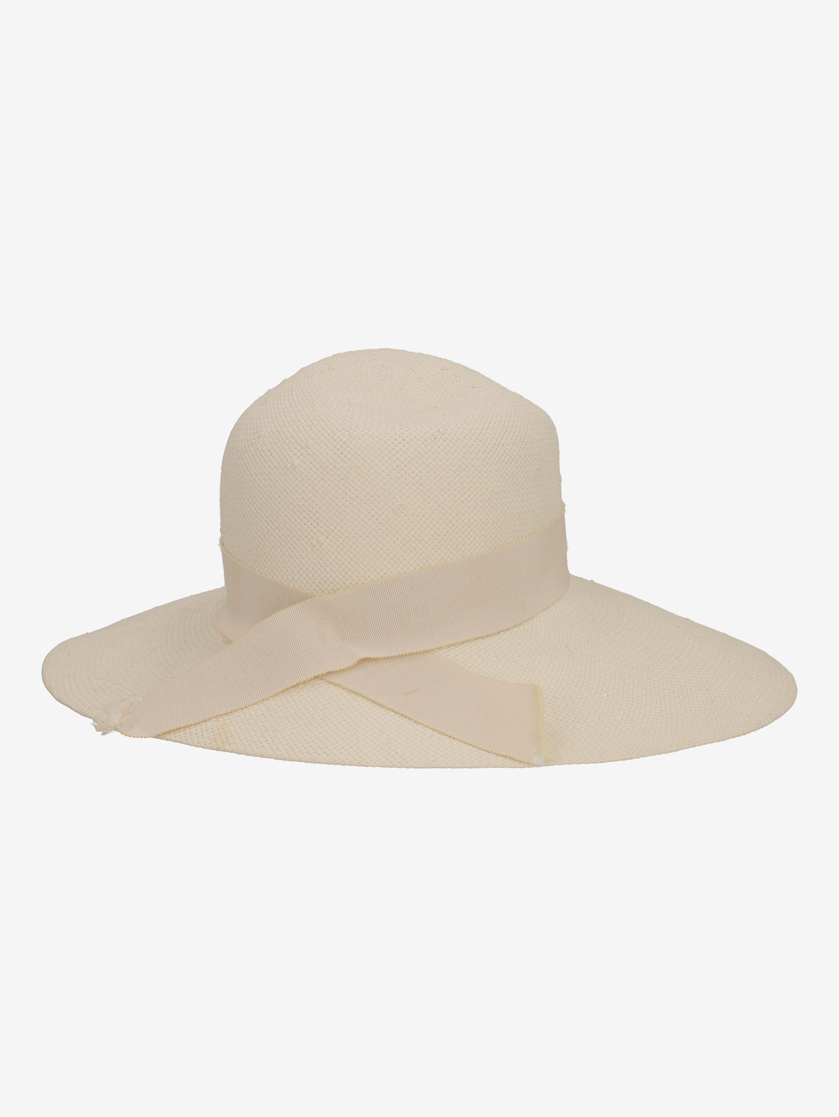 Vintage Straw Hat with Grosgrain Ribbon W130126.2  Vintage 
