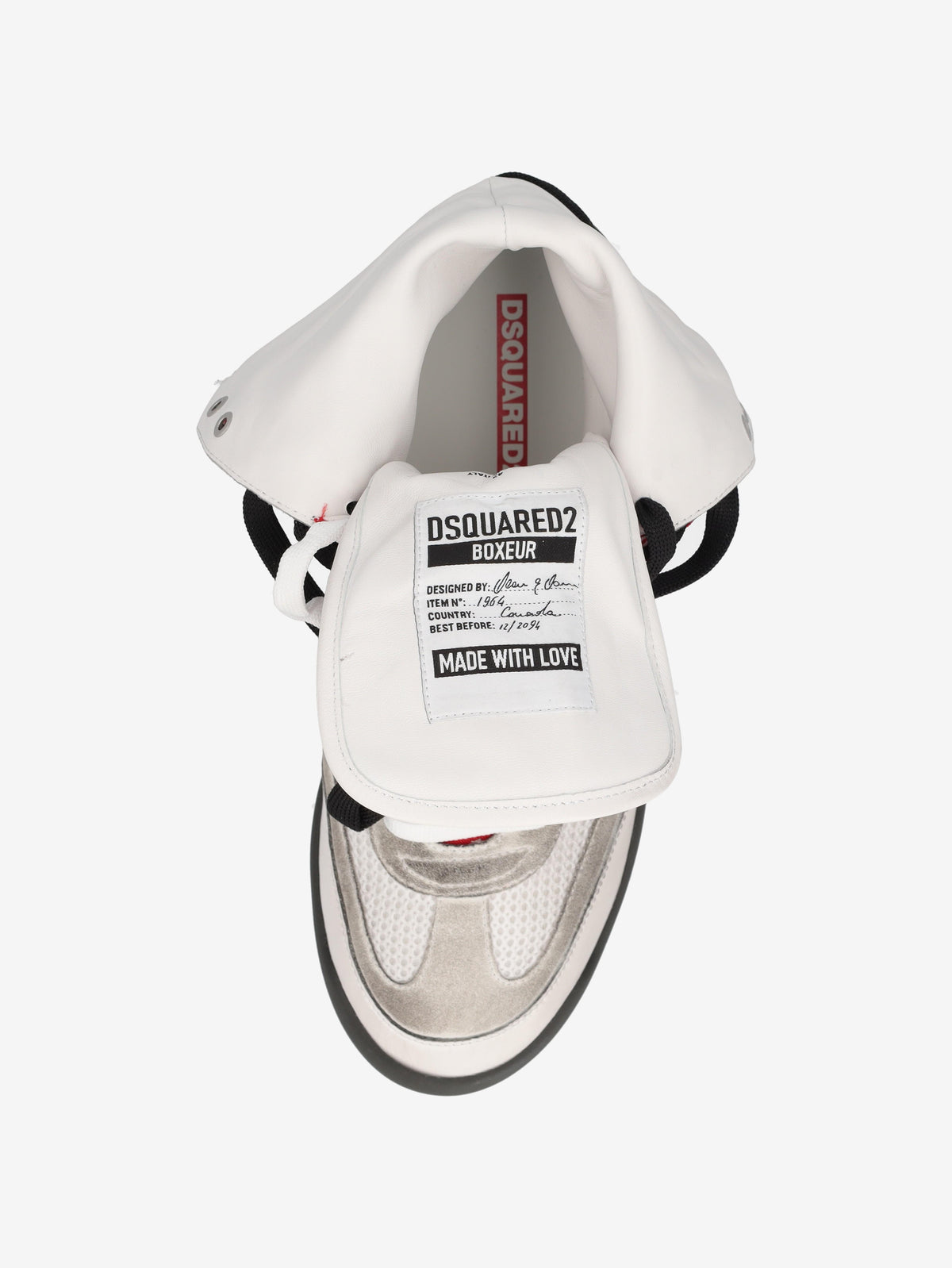 Dsquared2 Boxeur Leather High-Top Sneakers CVM26.23.120  Dsquared² 