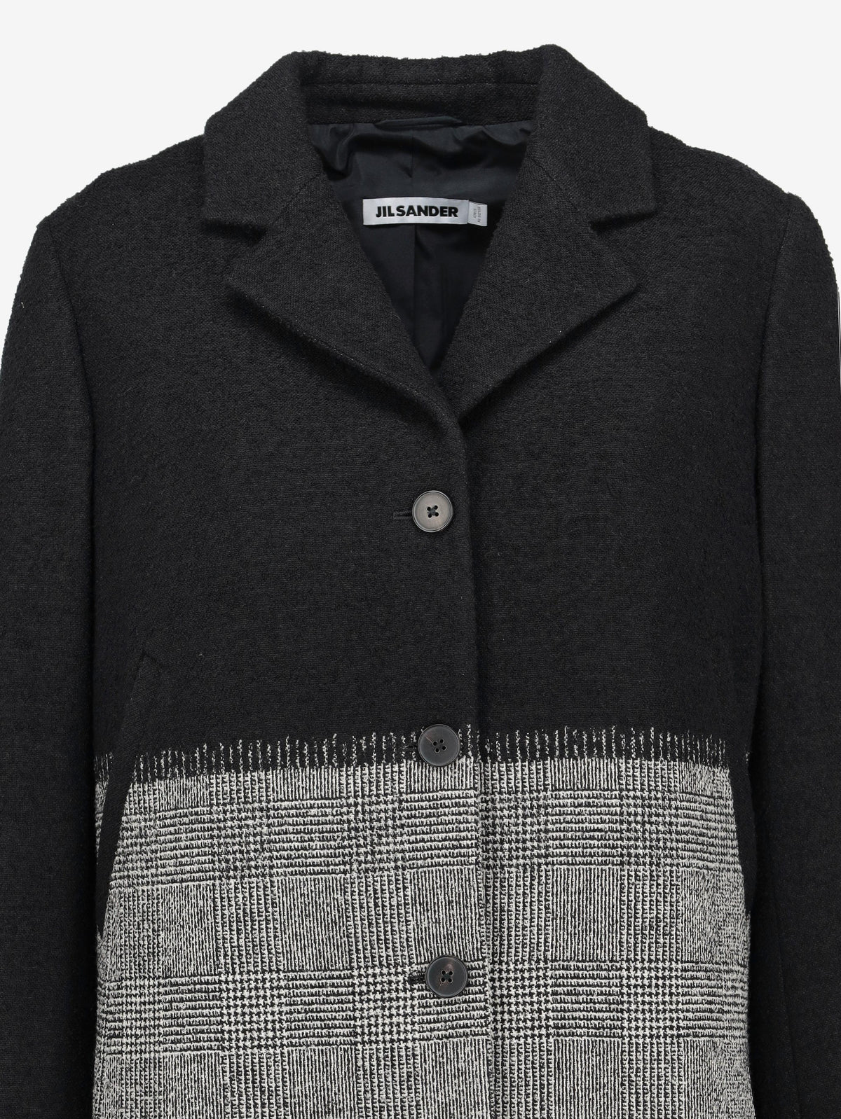 Jil Sander Two-Tone Wool Blend Coat CVM26.22.5  Jil Sander 