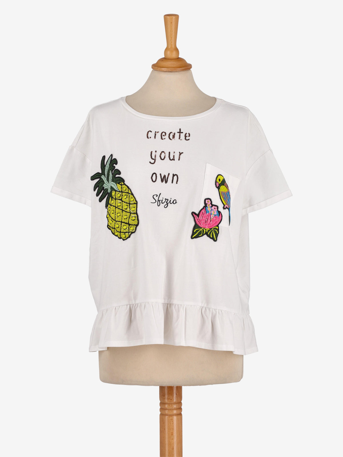 Vintage Patch T-shirt WCV241010351  Vintage 