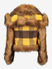 Dsquared2 Faux Fur-Lined Checked Wool Blend Jacket CVM26.23.3  Dsquared² 