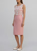 Vintage 1960s Dress in Pink with Beaded Details AR103  Vintage 