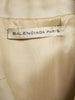 Y2K Balenciaga 米色风衣，带有对比色缝线。