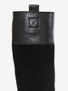 Stivale in pelle nera di Tod's