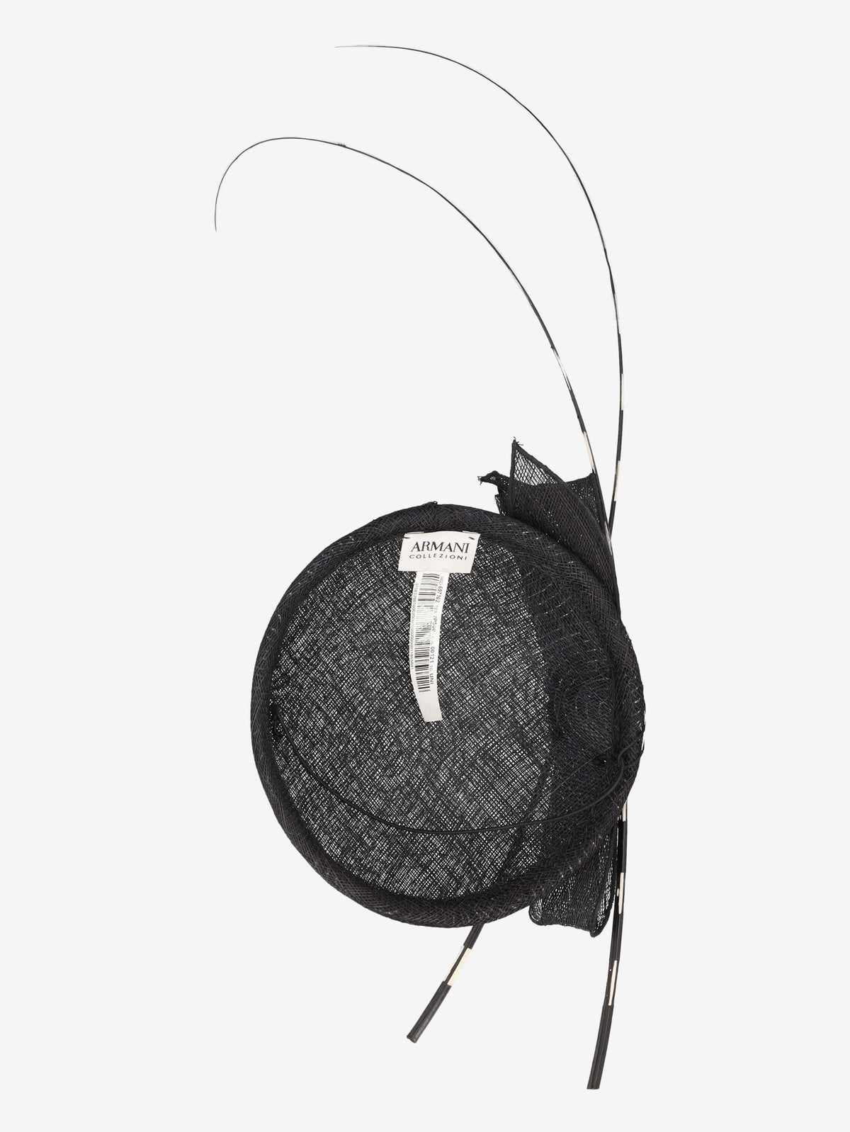 Armani Collezioni Straw Fascinator Hat with Bow Detail W27526.158  Giorgio Armani 