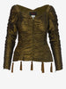 Top in seta drappeggiato di Lolita Lempicka
