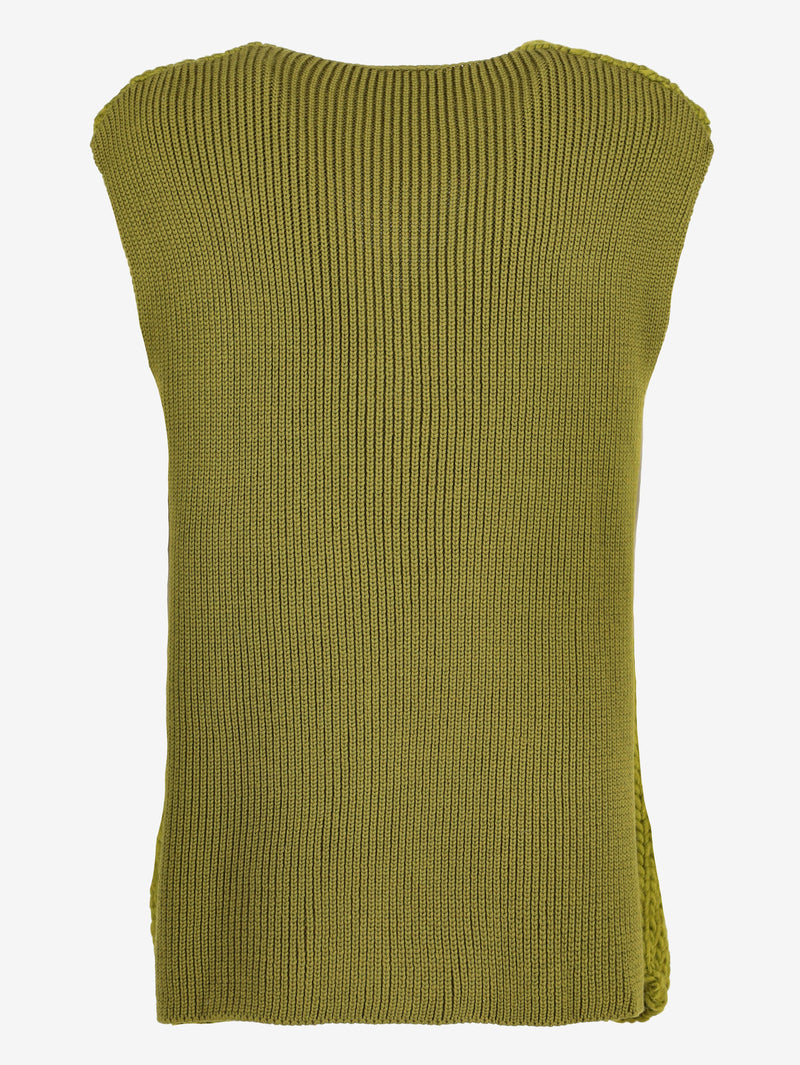 Kenzo Green Knitted Vest W2511.14  Kenzo 