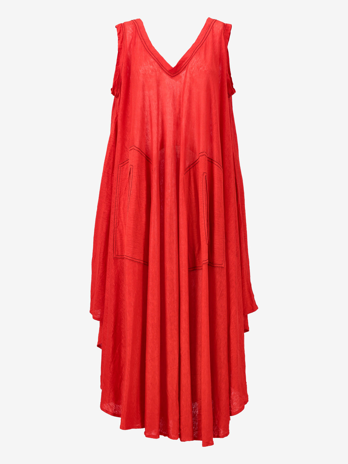 Mondrian Red Maxi Dress