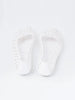 2010 American Apparel white open toe rubber ballet flats W22051940  American Apparel 