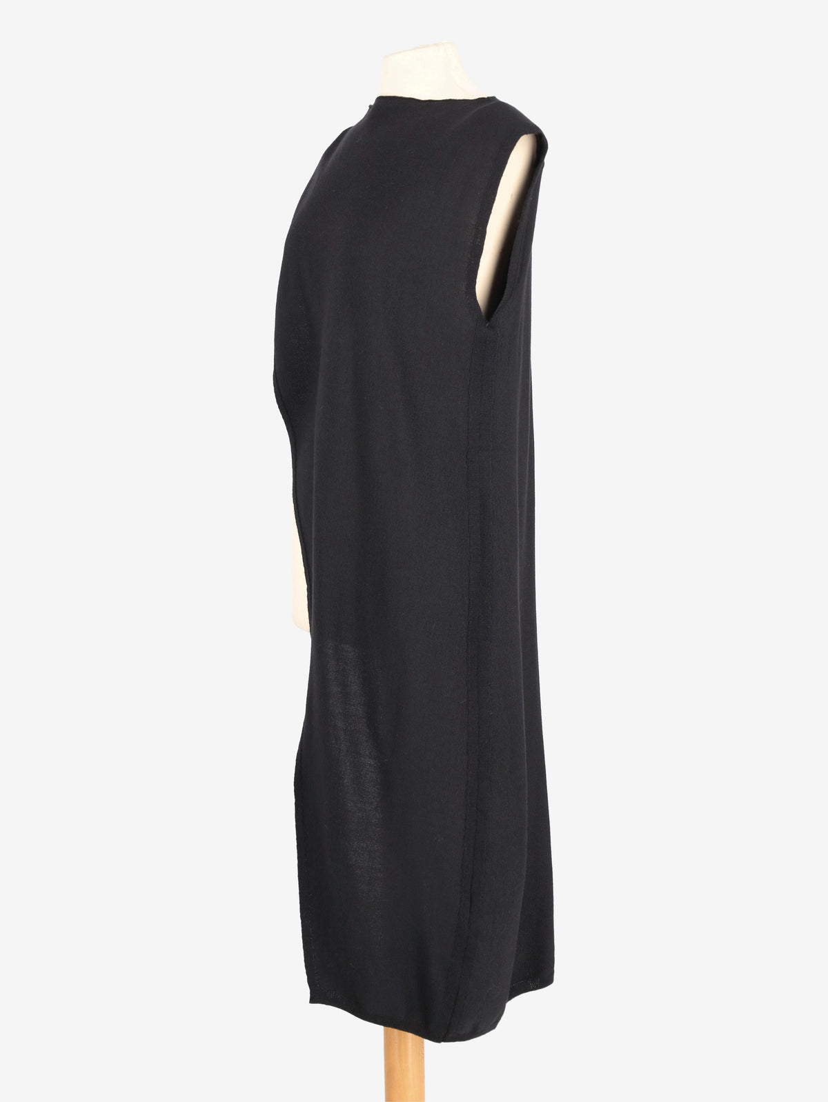 Rick Owens Black Slashed Dress RM290925.8  Rick Owens 