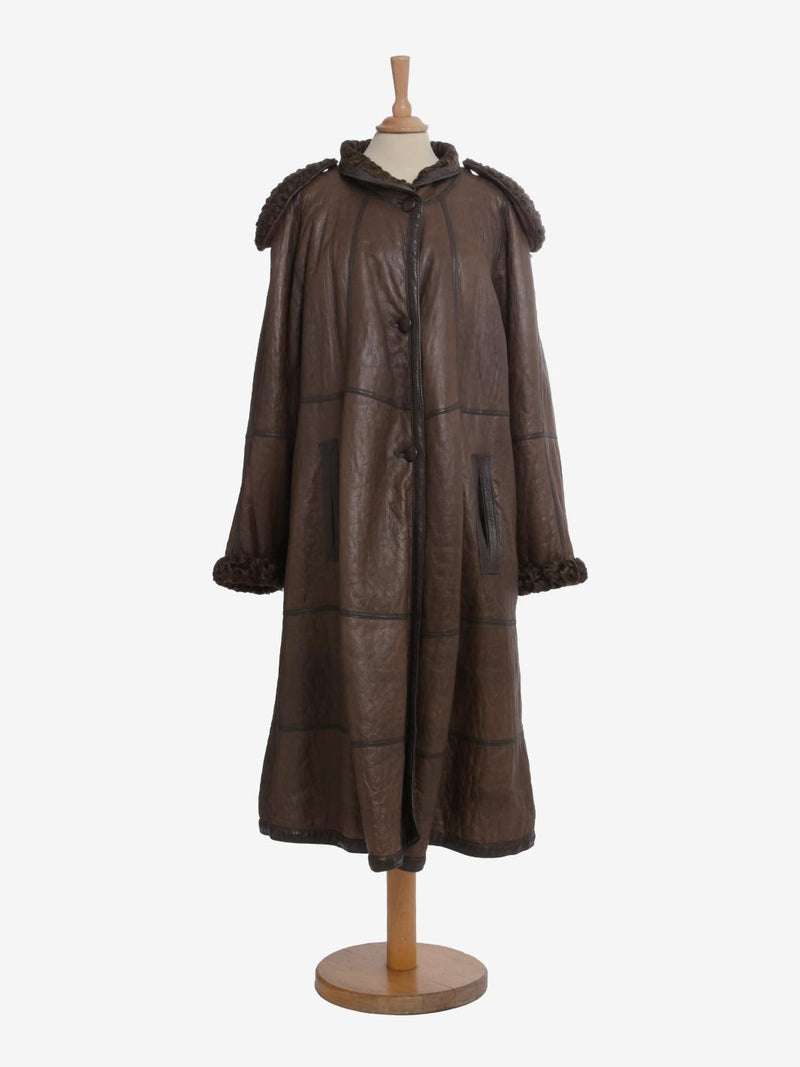 Vintage Leather Reversible Coat MR70025  Vintage 