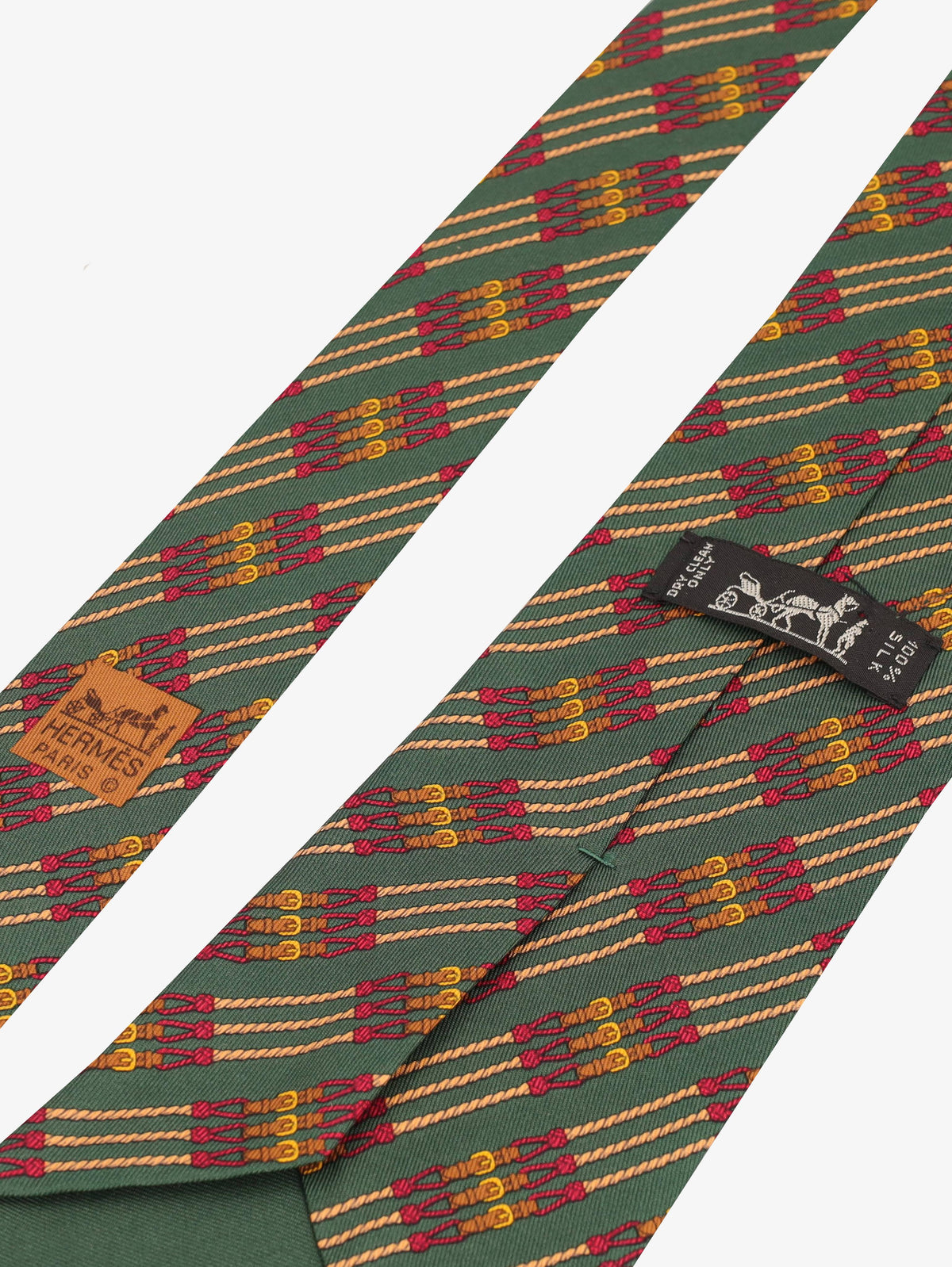 Hermès Belts and Ropes Print Tie 161225.23  Hermes 