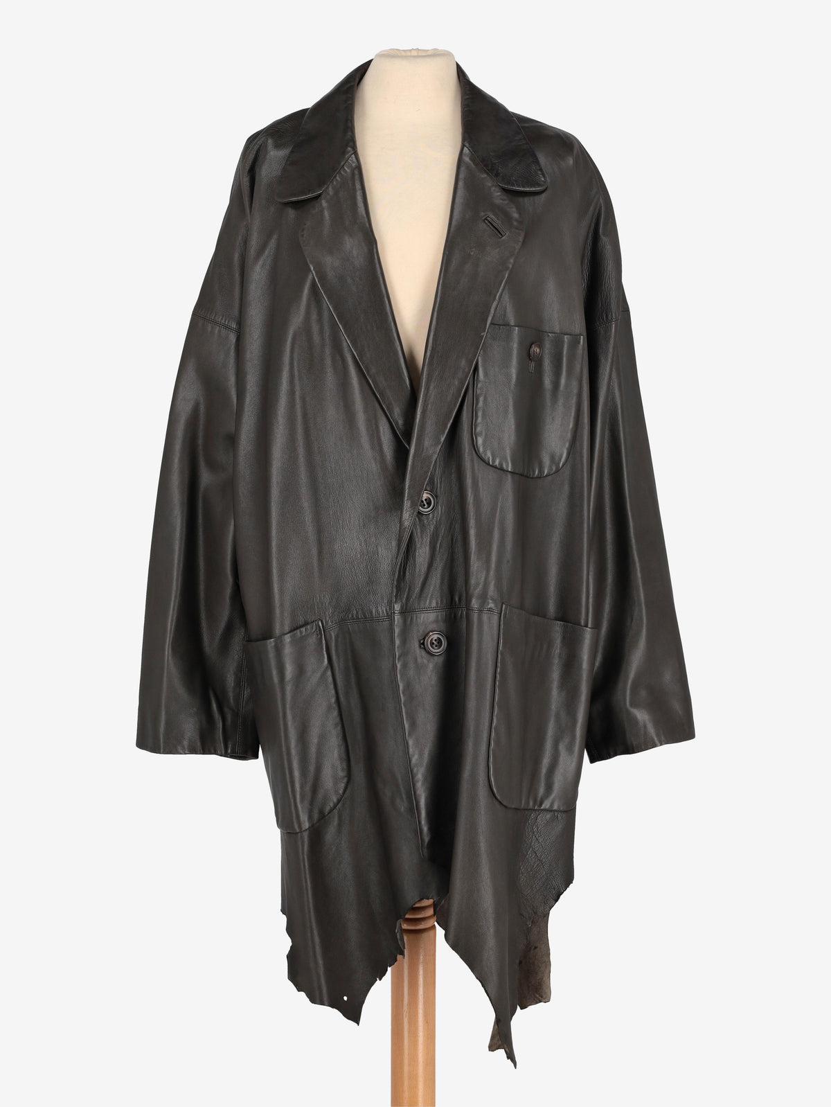 Issey Miyake Leather Coat WCV100437  Issey Miyake 