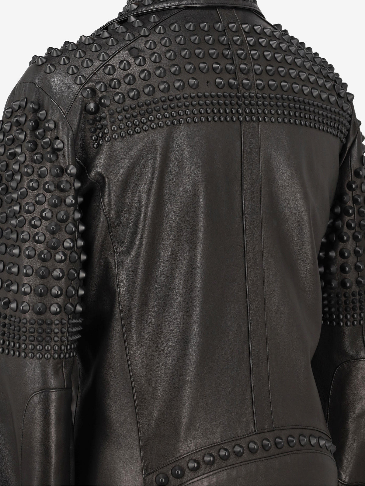 Vintage Black Studs Biker Jacket WCV250822.02  Vintage 