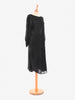 Horses and ribbons Embroidered organza dress W22110303  Vintage 