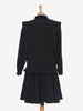 Vintage black wool suit