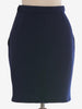 Yves Saint Laurent Blue Wool Ribbed Skirt MZ191308  Yves Saint Laurent 