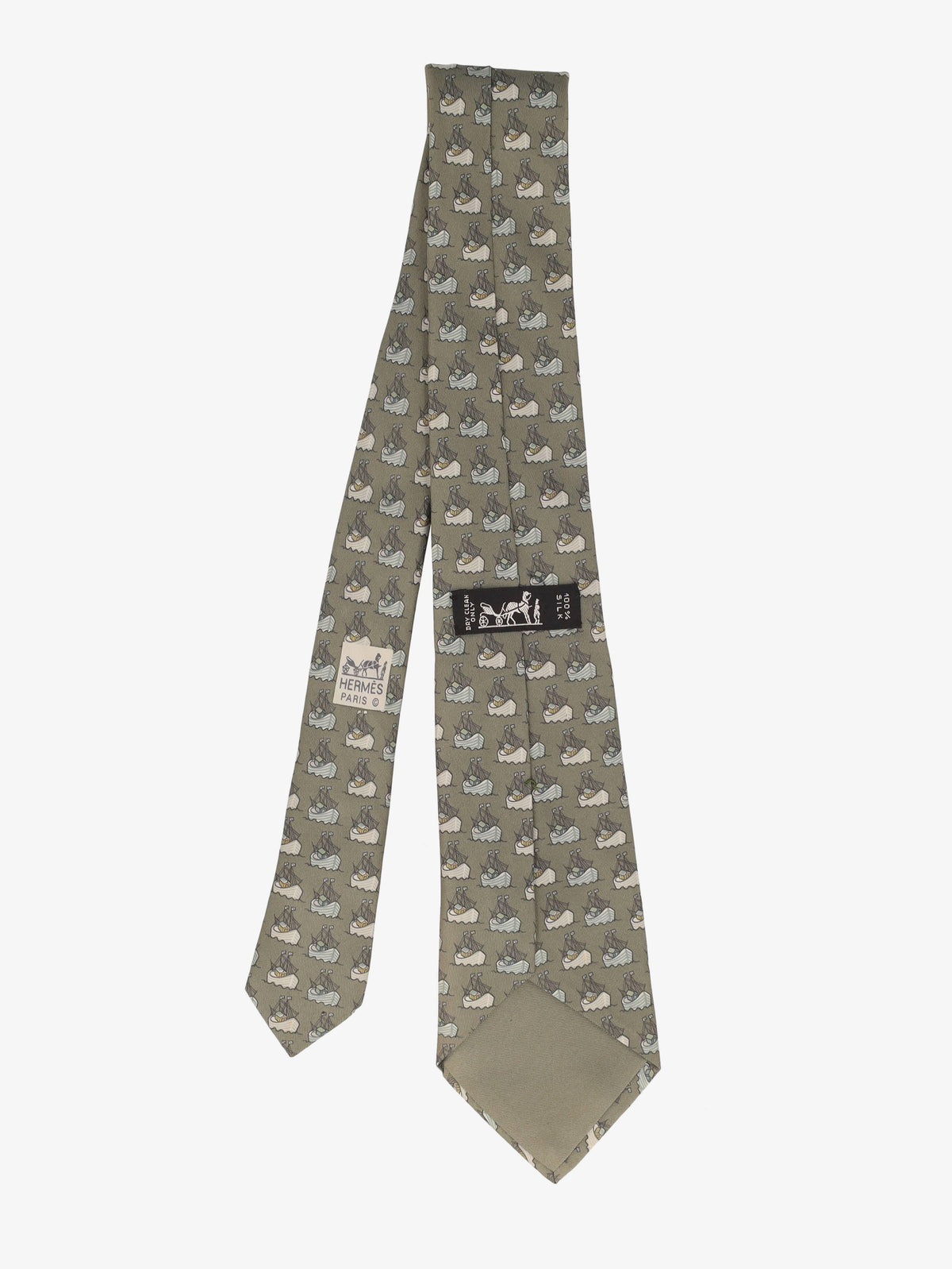Hermès Boat Print Tie W16062025.3  Hermès 