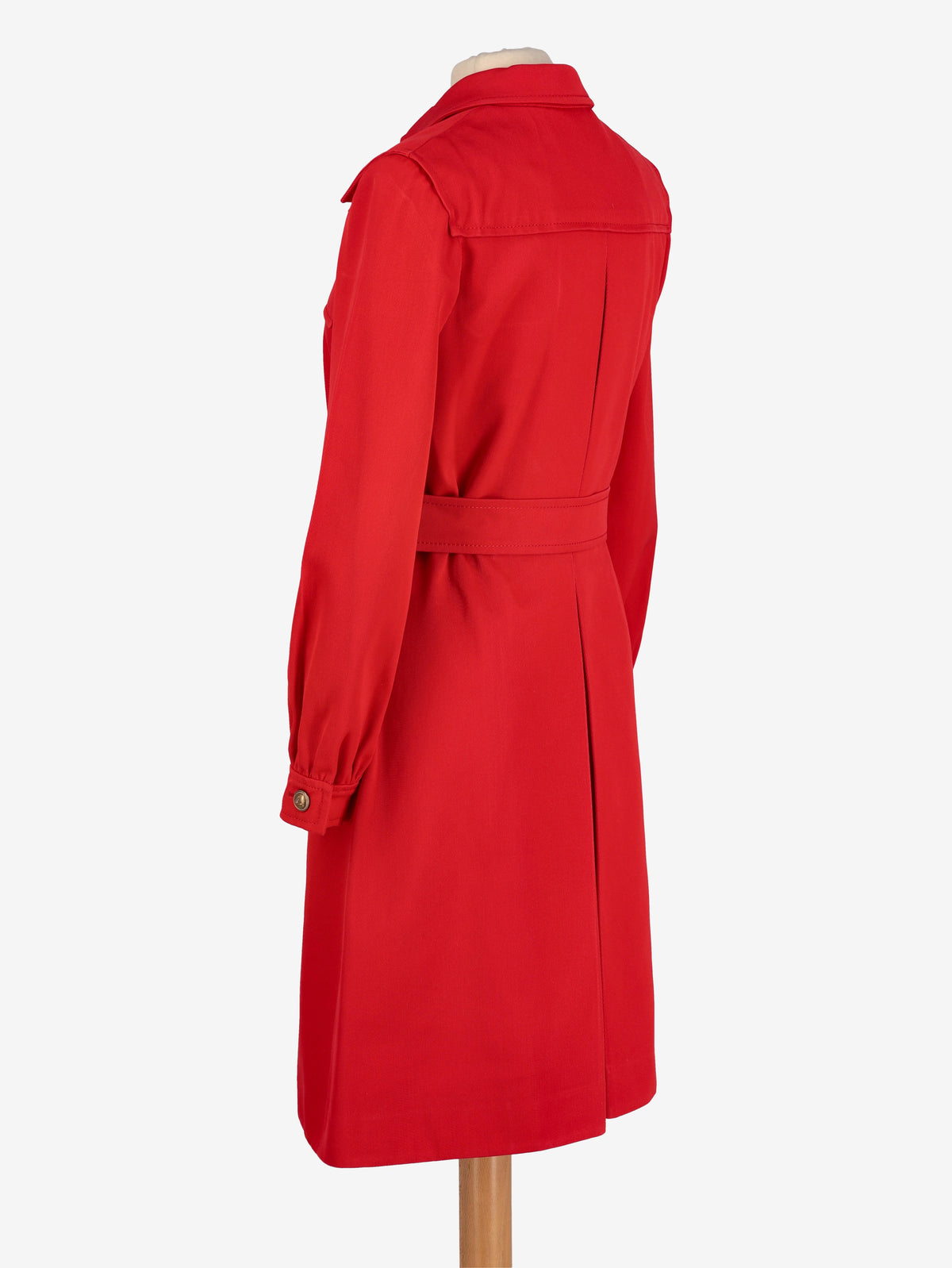 Valentino Red Long-Sleeved Dress MR120725.2  Valentino Boutique 