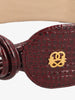 Pirovano Burgundy Cocco Belt