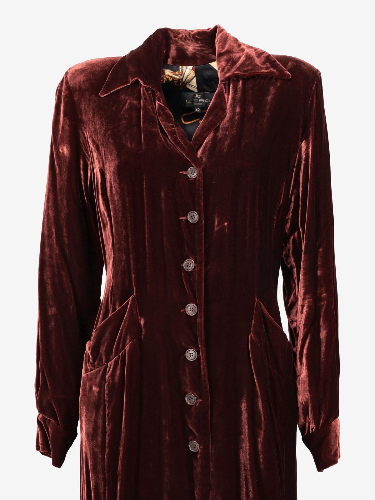 Etro Long Chenille Coat Dress W27526.171  Etro 