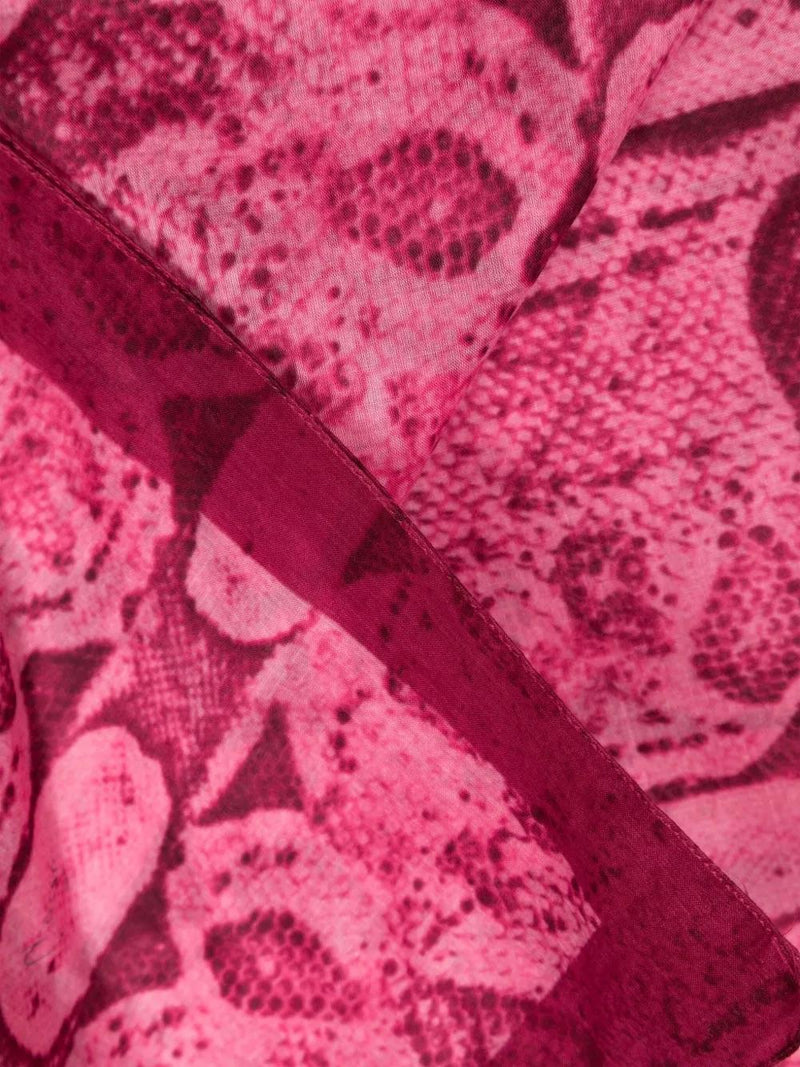 Gucci snake-print chiffon scarf WCV241069  Gucci 