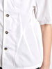 Short sleeves white Y2K Gothic by Yohji Yamamoto blouse W22031729  Yohji Yamamoto 