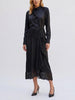 Fendi Black Silk Shirt Dress with Lace Detail W27526.17  Fendi 