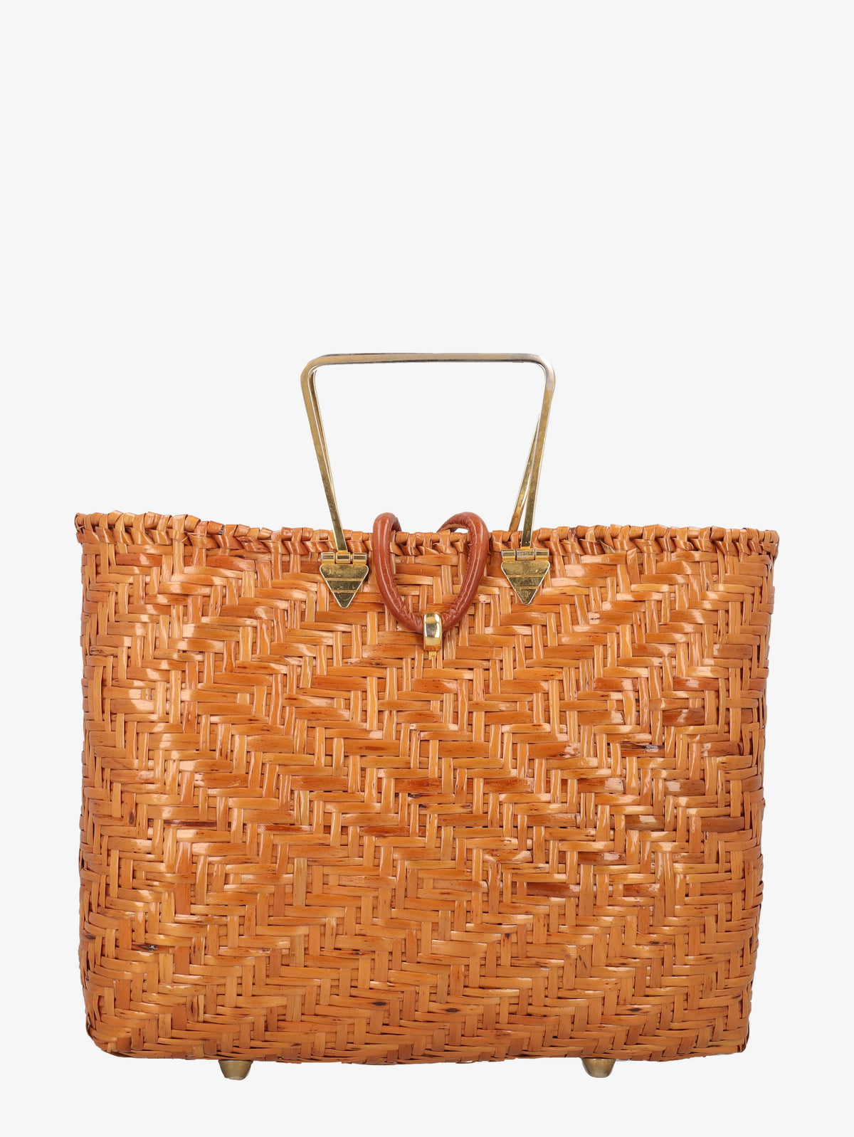 Vintage Wicker Shopper Bag