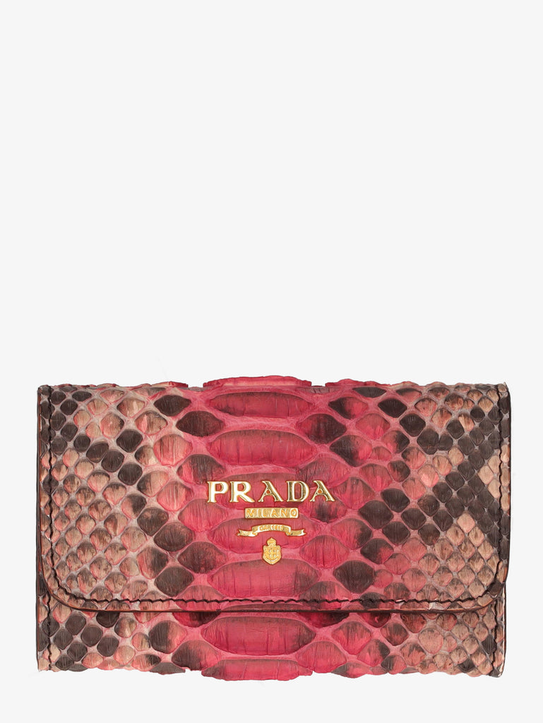 Prada Pink Snakeskin Key Case WCV161224_87  Prada 
