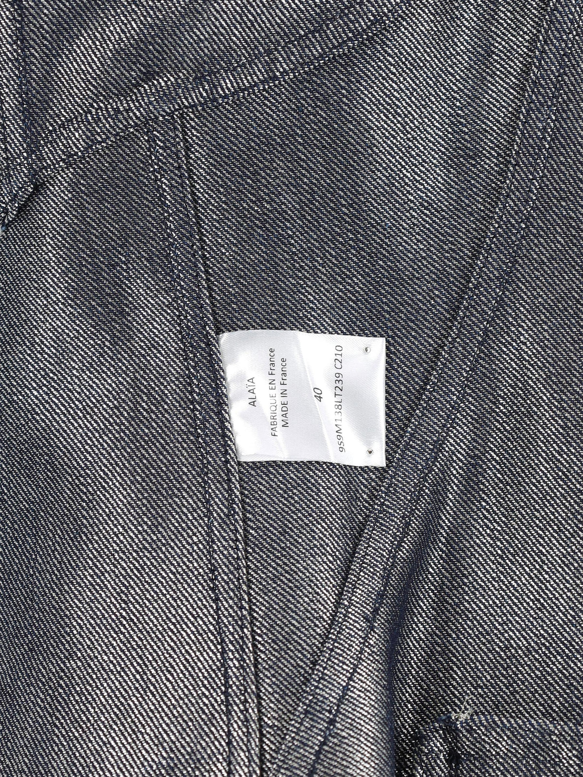 Alaïa Denim Overcoat